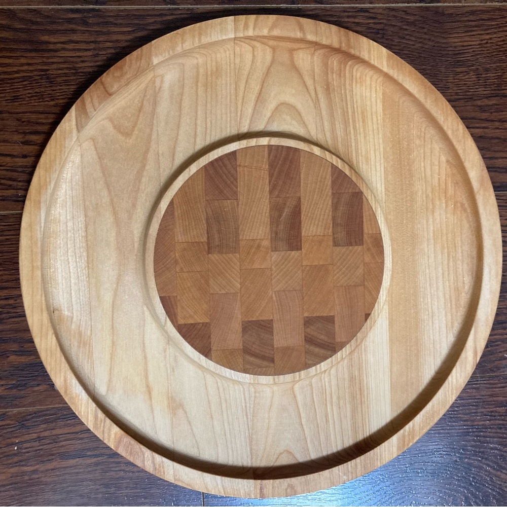 Wooden Cheese & Cracker Board